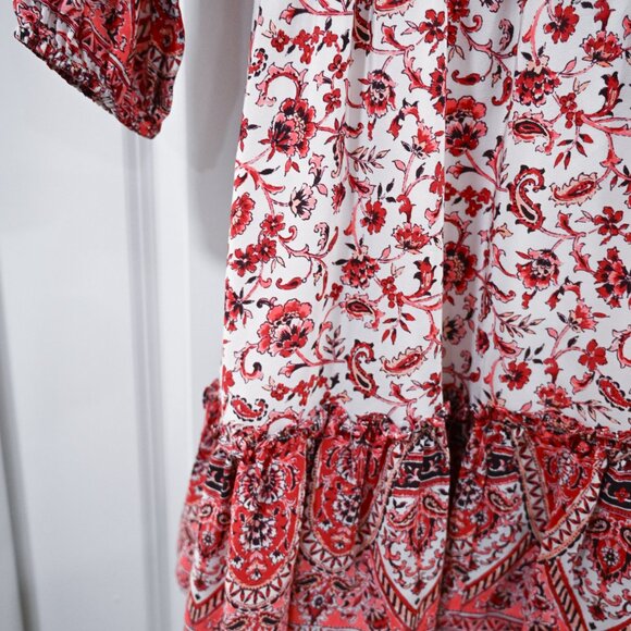 Shoshanna Size 0 Paisley Etta 100% Silk Dress - Picture 9 of 10